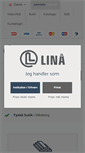 Mobile Screenshot of linaa.dk